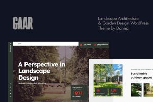 Download Gaar - Landscape Architecture & Garden Design WP