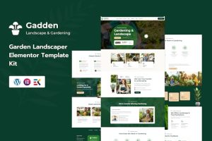 Download Gadden - Garden & Landscaping Elementor Template Kit