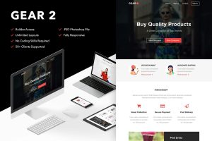 Download Gear 2 - Responsive Email + Themebuilder Access High quality responsive email newsletter template | MailChimp | Campaign Monitor supported