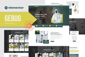 Download Gebug - Pest Control Service Elementor Template Kit