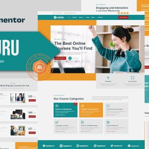 Download Ghuru - Online Course & Education Elementor Template Kit