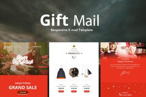 Download Gift Mail - Christmas Email Templates set