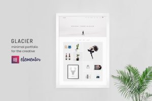 Download Glacier - Minimal WordPress Portfolio Theme