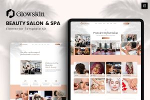 Download Glowskin - Beauty Salon & Spa Elementor Template Kit