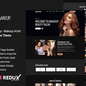 Download Gmaakeup - Makeup Artist WordPress Theme