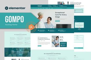 Download Gompo - Nursing Home Elementor Template Kit