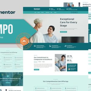 Download Gompo - Nursing Home Elementor Template Kit