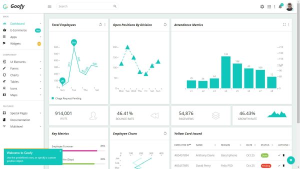 Download Goofy - Multipurpose Bootstrap Admin Dashboard Multipurpose Bootstrap Admin Dashboard Template + UI Kit