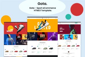 Download Gota - Sport eCommerce HTML5 Template Gota – Template for multipurpose (Fashion, apparel, sunglasses,  sunglasses, accessories,store etc