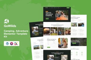 Download Gowilds - Travel & Tour Booking Elementor Template Kit