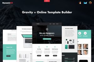 Download Gravity - Responsive Creative Email + Builder Gravity - Responsive Email + Online Builder. Creative template for companies or personal use.