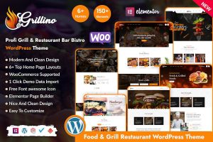 Download Grillino - Grill & Restaurant WordPress Theme