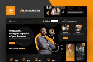 Download Growth Vibe - Business Consulting Elementor Template Kit