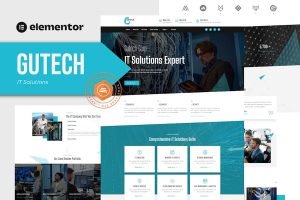 Download Gutech - IT Solutions Elementor Template Kit