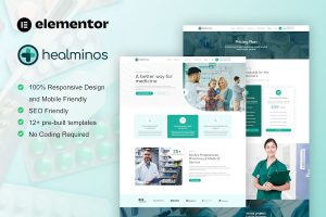 Download Healminos - Pharmacy & Medical Service Elementor Template Kit