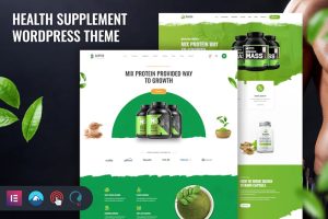 Download Health Supplement WordPress Theme