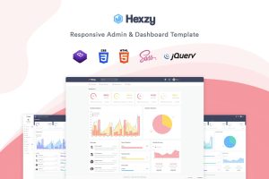 Download Hexzy - Admin & Dashboard Template Hexzy is a bootstrap 4 based fully responsive admin template.