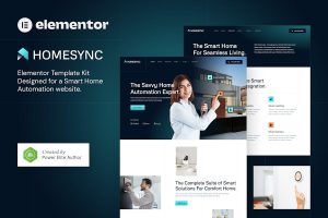 Download Homesync – Smart Home Automation Elementor Template Kit