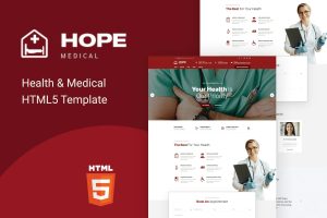 Download Hope - Health & Medical HTML5 Template Hope Health & Medical HTML5 Template is a neat and contemporary medical website template