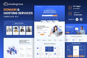 Download Hostingcave - Web Hosting Services Elementor Template Kit