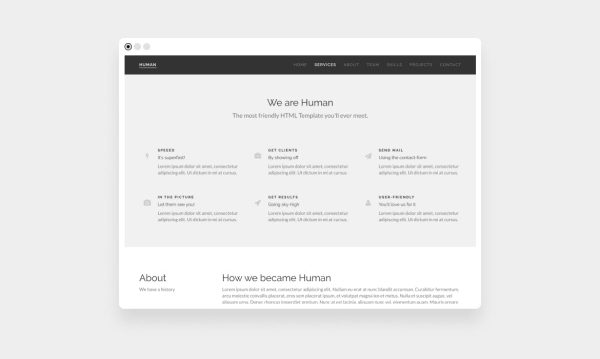 Download Human | Responsive HTML5 Business Template Company and Startup Website Template