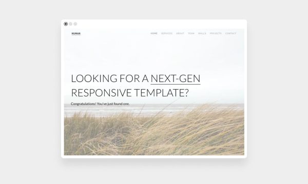 Download Human | Responsive HTML5 Business Template Company and Startup Website Template
