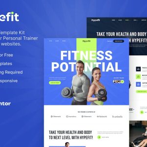 Download Hypefit – Personal Trainer & Fitness Elementor Template Kit