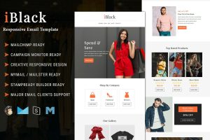 Download iBlack - Black Friday Email Newsletter Template Best marketing email template to promote your products by providing various offers