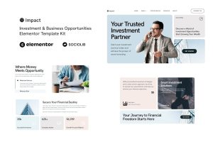 Download Impact - Investment & Business Opportunities Elementor Template Kit