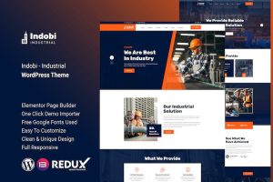 Download Indobi - Industrial WordPress Theme