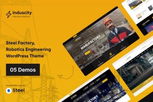 Download Induscity - Metal & Steel Factory WordPress Theme