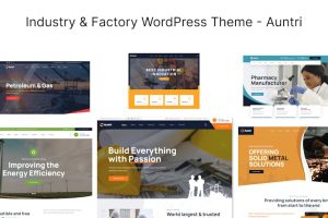 Download Industry & Factory WordPress Theme - Auntri