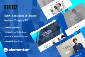 Download Ineoz - Consulting & Finance Business Elementor Template Kit
