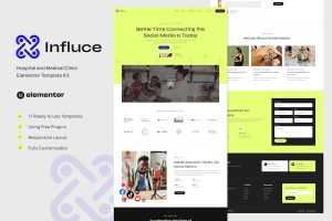 Download Influce - Marketing Agency & Influencer Elementor Template Kit