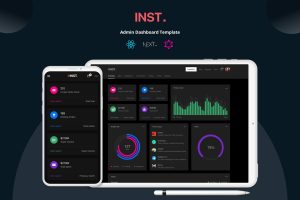 Download Inst - React Admin Template with GraphQL Minimalist React Dashboard built with React, NextJS, TypeScript, GraphQL & Uber’s Base UI