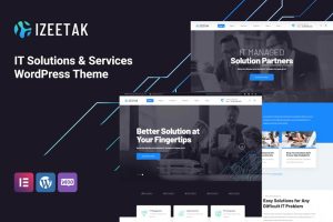 Download Izeetak – IT Solutions & Services WordPress Theme
