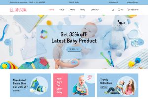 Download Jadusona - Baby Shop HTML Template Jadusona is the modern and exclusive Baby Store HTML5 Template with three unique Homepages.