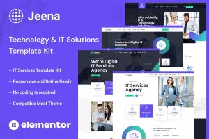 Download Jeena - Technology & IT Solutions Elementor Template Kit