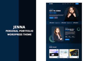 Download Jenna – Personal Portfolio WordPress Theme