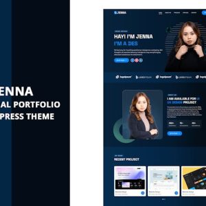 Download Jenna – Personal Portfolio WordPress Theme