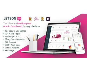 Download Jetson Multipurpose Bootstrap Admin Dashboard Template + UI Kit