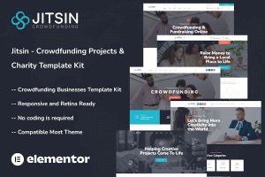 Download Jitsin - Crowdfunding Projects & Charity Template Kit