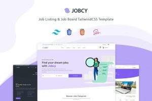 Download Jobcy - Tailwind CSS Job Listing & Board Template Jobcy – is a modern job board HTML template designed to connect people looking for a job