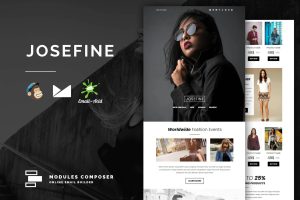 Download Josefine - E-commerce Responsive Email Template Create beautiful responsive e-mail templates for promoting your e-shop, business & services