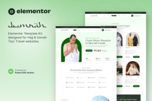 Download Jumrah – Hajj & Umrah Tour Travel Elementor Template Kit