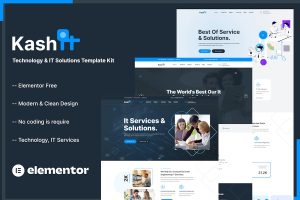 Download Kashit - Technology & IT Solutions Template Kit