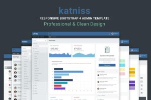 Download Katniss Responsive Bootstrap 4 Admin Template Fully Responsive Bootstrap 4 Admin Dashboard Template