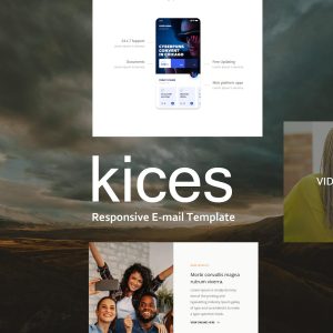 Download kices Mail - Responsive E-mail Template