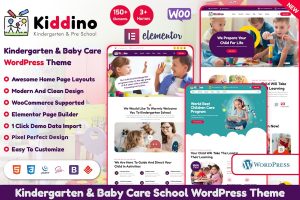 Download Kiddino - Kids & Kindergarten WordPress Theme
