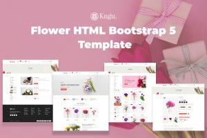 Download Kngu - Flower HTML Bootstrap 5 Template This multipurpose flower store template is totally beautiful, modern, and responsive